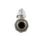 Кран шаровый с американкой Raftec WHITE DN20 3/4" с антипротечкой бабочка WRB-2 (RAF71756) - 4
