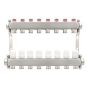 Коллектор Polmark 1"x3/4" 9 выходов с термоклапанами без евроконусов (POLM89245) - 2