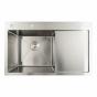 Кухонна мийка нержавійка Platinum Handmade 78*48 L (PLA000041330) - 1