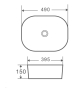 Раковина Mixxus Premium Diverse-0101 (MP6484) - 5