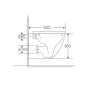 Унітаз підвісний Mixxus Premium Ellipse-0303-R система змиву Rimless (MP6463) - 5