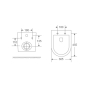 Унітаз підвісний Mixxus Premium Ellipse-0303-R система змиву Rimless (MP6463) - 6