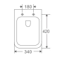 Унитаз подвесной Mixxus Premium Quadro-0301-R система смыва Rimless (MP6452) - 5