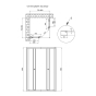 Душова кабіна Qtap Pisces CRM107-9SP5, квадрат, 75-90x75-90, скло 5мм Pear, регул. профіль, розсув., без піддону (PISCRM1079SP5) - 7