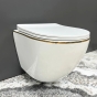 Подвесной унитаз VBI Vulcano Gold Edge (VBI-020402) - 1