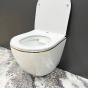 Подвесной унитаз VBI Vulcano Gold Edge (VBI-020402) - 2