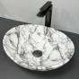 Умивальник накладний VBI Parma Statuario Black Veins (VBI-011009) - 3