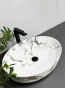 Умивальник накладний VBI Udine Carrara Shiny Gloss (VBI-012101) - 1