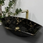 Умивальник накладний VBI Venezia Marble Black (VBI-012405) - 3