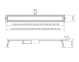 Душовий трап KOER FD20-70x700 (KR3275) - 5