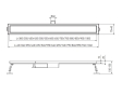 Душовий трап KOER FD20-70x800 (KR4745) - 5