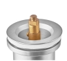Донний клапан для умивальника з переливом KOER PW-01-02 1 1/4'' нерж (KR3401) - 2