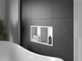 Полка в ванную встроенная 60 см Nett YW-60 белая (NET0120620) - 4