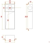 Полка в ванную встроенная Nett TB-78 черная (NET0121920) - 3