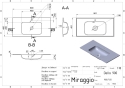 Умивальник MIRAGGIO Della 900 (MIR0000182) - 4