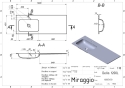 Умивальник MIRAGGIO Della 1200 L (MIR0000911) - 4