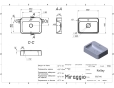 Умивальник MIRAGGIO Kelley 550 (MIR0000944) - 4