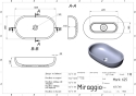 Умивальник MIRAGGIO Mark 625 (MIR0002687) - 4