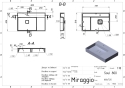 Умивальник MIRAGGIO Soul 800 (MIR8813306) - 4