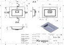 Умивальник MIRAGGIO Erica 700 (MIR8813351) - 4