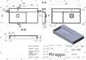 Умивальник MIRAGGIO Soul 1000 (MIR8813393) - 4