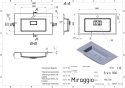 Умивальник MIRAGGIO Erica 900 Matt (MIR8813493) - 4
