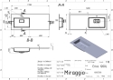 Умивальник MIRAGGIO Erica 1200 L (MIR8813567) - 4