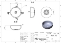 Умивальник MIRAGGIO Mark 375 Mirasoft (MIR0002679) - 4