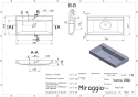 Умивальник MIRAGGIO Varna 800 Black Shine (MIR0002617) - 2