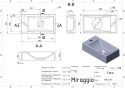Умивальник MIRAGGIO Faro Total Black (MIR8813506) - 2