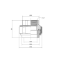 Американка Thermo Alliance 40*1 1/4в (DSI004) - 4