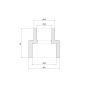Муфта перехідна Thermo Alliance 40*25 (DSB105) - 3