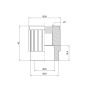 Муфта Thermo Alliance 25*1/2в (DSB203) - 3