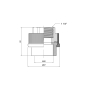 Муфта Thermo Alliance 40*1 1/4в (DSB208) - 3