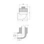 Кутник Thermo Alliance 25*1/2н (DSE402) - 3