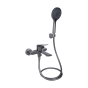 Смеситель для ванны c душевым гарнитуром Qtap Vlasta New Gunmetal Black PVD (QTVLA259GMB45643) - 1