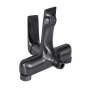 Смеситель для ванны c душевым гарнитуром Qtap Vlasta New Gunmetal Black PVD (QTVLA259GMB45643) - 3