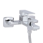 Смеситель для ванны c душевым гарнитуром Qtap Gemini Chrome (QTGEM259CRM45681) - 2