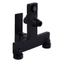 Смеситель для ванны c душевым гарнитуром Qtap Gemini Black Matt (QTGEM259BLM45682) - 2
