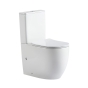 Унітаз для підлоги Qtap Robin New Ultra Quiet, сидіння Slim Duroplast/Soft-close/Quick relase бачок 3/7.15L 660x360x855 мм (QT13226083AW) - 1