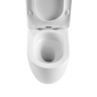 Унітаз для підлоги Qtap Robin New Ultra Quiet, сидіння Slim Duroplast/Soft-close/Quick relase бачок 3/7.15L 660x360x855 мм (QT13226083AW) - 5