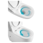 Унітаз для підлоги Qtap Robin New Ultra Quiet, сидіння Slim Duroplast/Soft-close/Quick relase бачок 3/7.15L 660x360x855 мм (QT13226083AW) - 6