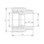 Муфта PPR Blue Ocean 32х3/4" ВР (BOIAXX3202XXX) - 2