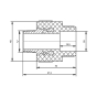 Муфта PPR Blue Ocean 25х3/4" НР (BOEAXX2502XXX) - 2