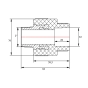 Муфта PPR Blue Ocean 63х2" НР (BOHTEA6306XXX) - 2