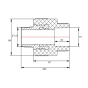 Муфта PPR Blue Ocean 75х1/2" НР (BOHTEA7507XXX) - 2