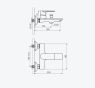 Смеситель для ванны Excellent Glad золото (ARNL.1105GL) - 2