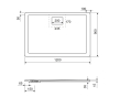 Піддон душовий композитний Excellent Lavano 1200x900 cm капучино (BREX.1103.120.090.CAN) - 3