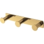Крючок тройной Stella Dodatki 19×4×3 cm золотой глянец (18.043-G) - 1