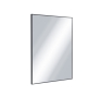 Дзеркало прямокутне 80x60 cm Excellent Kuadro чорне (DOEX.KU080.060.BL) - 1